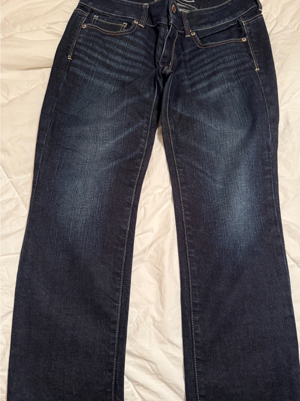 American Eagle Outfitters Men's Dark Indigo Bootcut Jeans